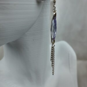 Şeffaf Zirkon Sarkıt Küpe