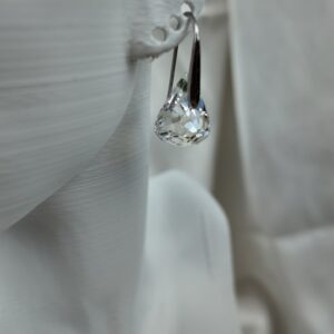 Swarovski  Taşlı Gümüş Damla Küpe